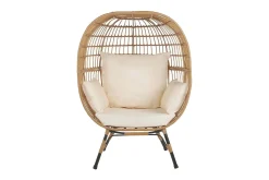 Utestol rotting natur/beige VEROLI