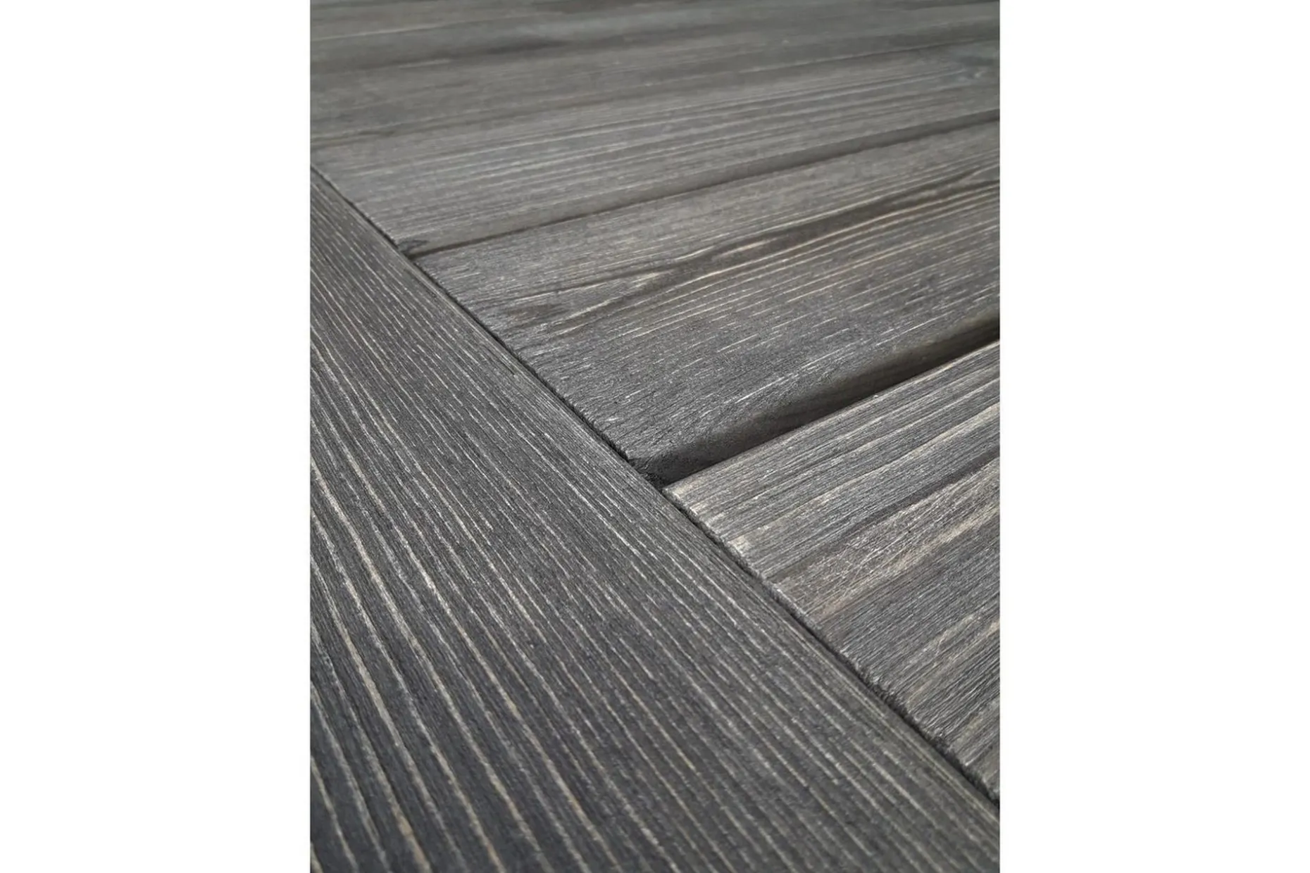 Utomhusmöbelgrupp 220 cm bord & 6 Belize grå stolar Grå
