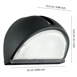 Utvändig vägglampa Onja