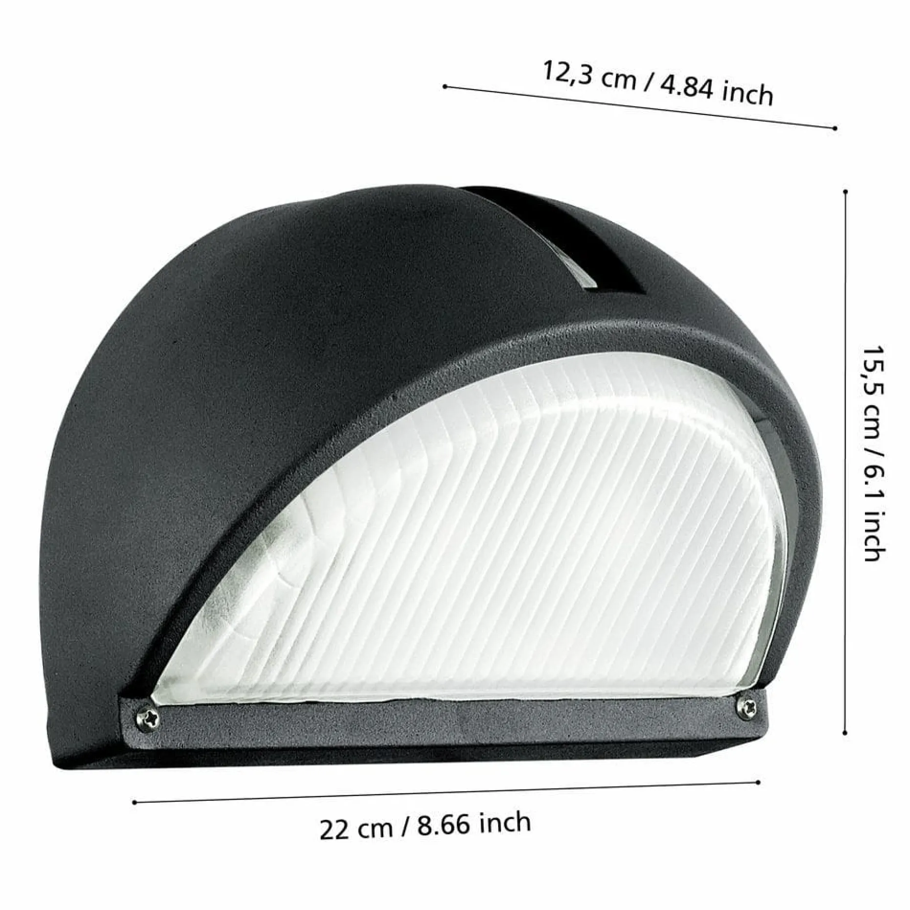 Utvändig vägglampa Onja