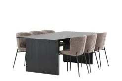 Vail Matgrupp 200 cm Rektangulär med 6 Modesto stolar