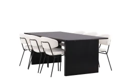 Vail Matgrupp 200 cm Rektangulär med 6 Chico Stolar
