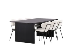 Vail Matgrupp 200 cm Rektangulär med 6 Chico Stolar