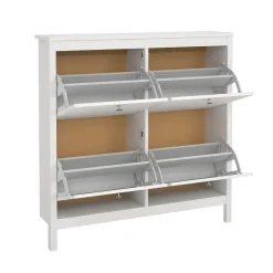 Vallvidera Skoskåp med 4 fack 103x25x103 cm