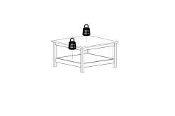 Vallvidera Soffbord 81 cm