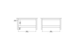 Vallvidera Soffbord 81 cm