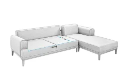 Valsot 4-sits Soffa med Divan