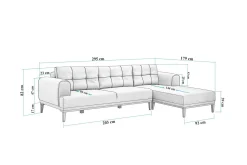 Valsot 4-sits Soffa med Divan