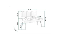 Valsot Sittbänk 110 cm