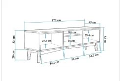 Valsot Tv-bänk 170 cm