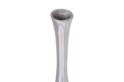 Vas Wohnling polerad aluminiumgjutning, modern stil 75 cm