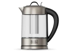 Vattenkokare Black+Decker i Glas med Te-filter 1.7L
