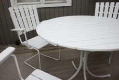 Vaxholm Karmstol Utomhus Vit
