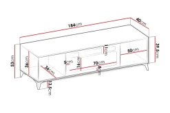 Vemdalen Tv-bänk 184 cm