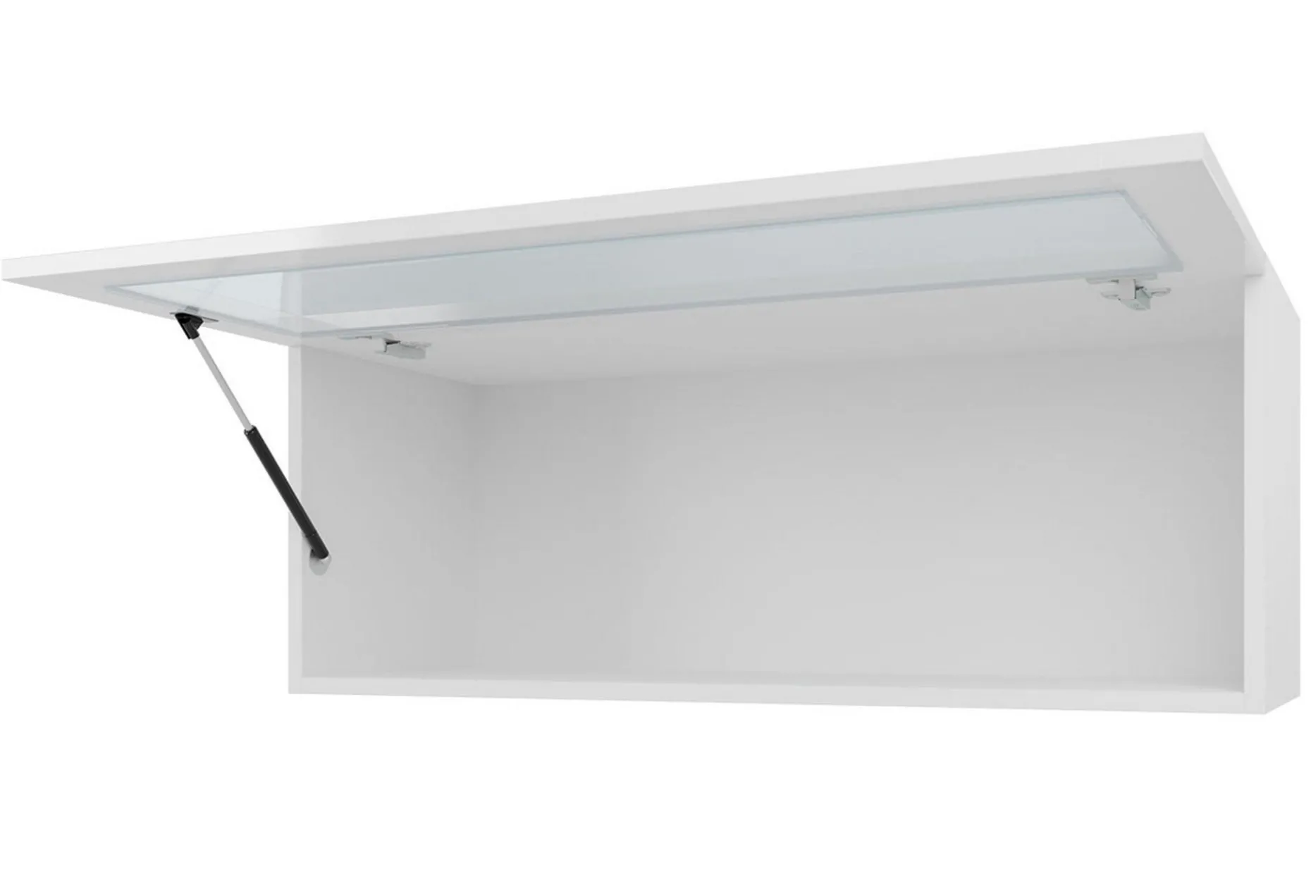 Veria Vitrinskåp Vit LED Belysning 32 cm djup 35 cm bred 90 cm hög Mörkt Trä Glas