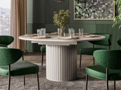 Veyricor Förlängningsbart Matbord 120-160 cm Rund