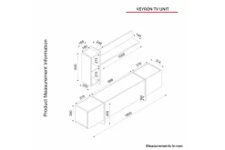 Veyron Tv-bänk 180 cm