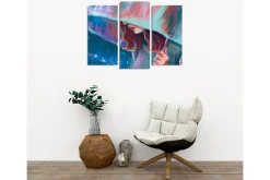Väggdekor Canvas Målning 3 Delar