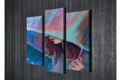 Väggdekor Canvas Målning 3 Delar