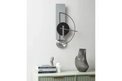 Väggklocka Cevins Grå/svart/silver