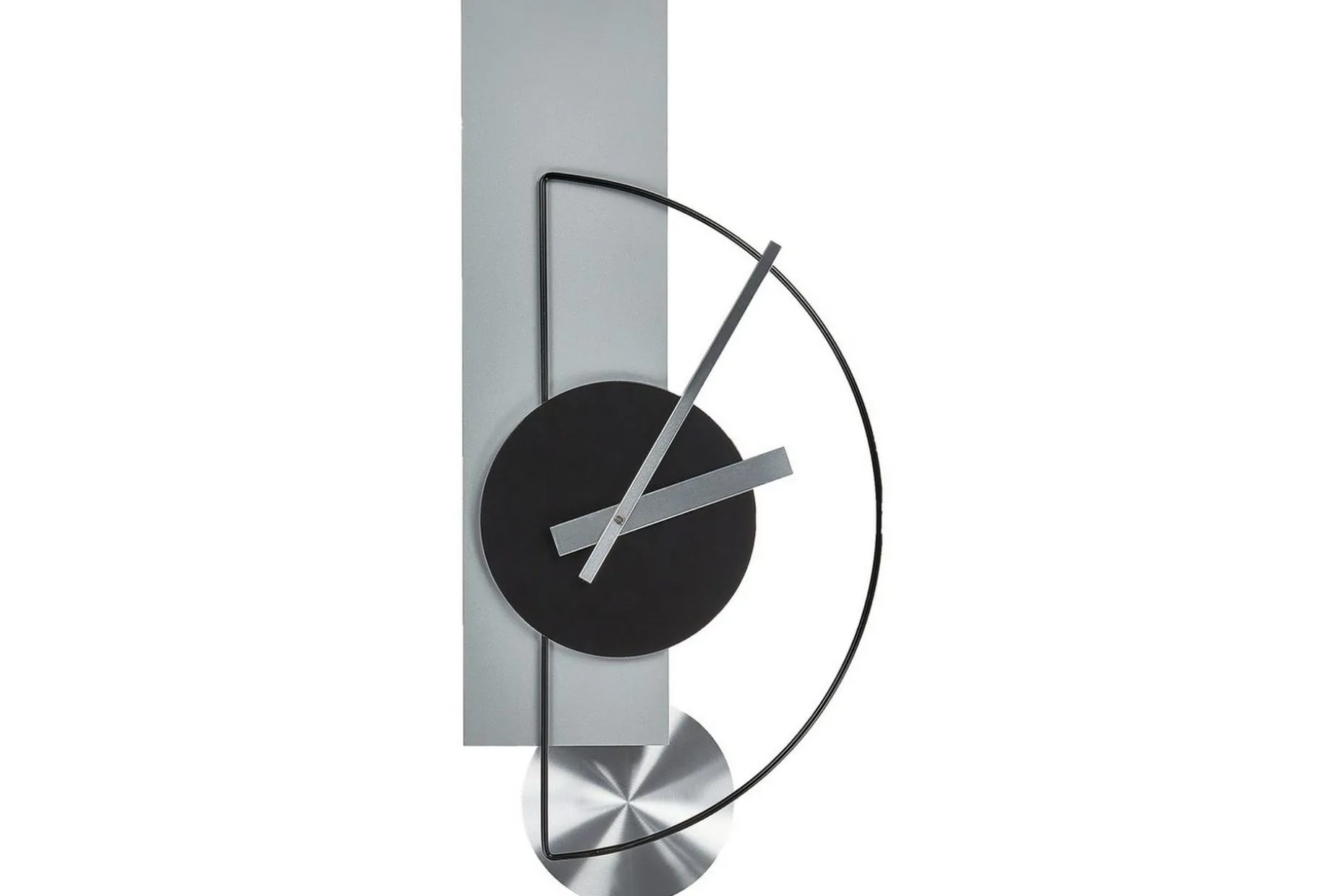 Väggklocka Cevins Grå/svart/silver