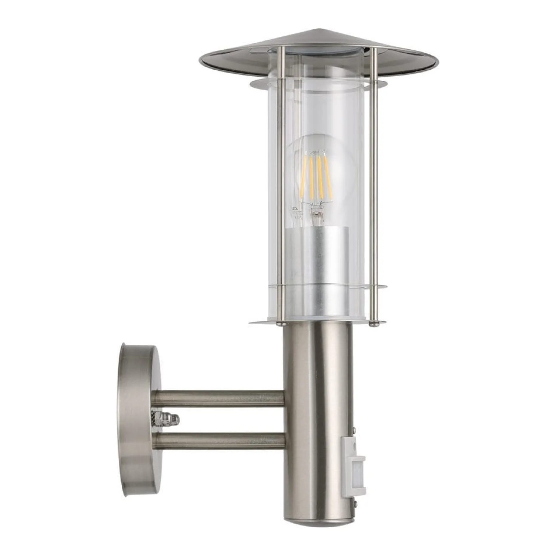 Vägglampa Lisio med sensor