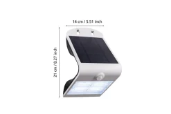Vägglampa Utebelysning Eglo Lamozzo med Sensor Vit Transparent