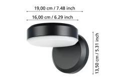 Vägglampa Utebelysning Eglo Fornaci