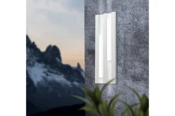 Vägglampa Utebelysning Eglo Fandina Vit/Vit