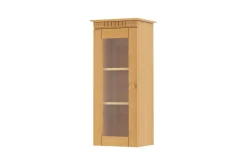 Väggskåp Cubrix 1 Dörr Betsat/Vax Glas, Glasdörr
