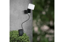 Väggstrålkastare Utebelysning Eglo Casabas med Sensor Svart