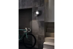 Väggstrålkastare Utebelysning Eglo Faedo 3 med Sensor 50W, Svart