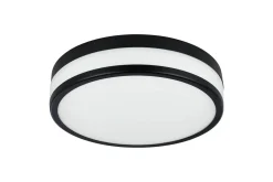 Vägg-/Taklampa Eglo Led Palermo 295 mm, Svart/Vit