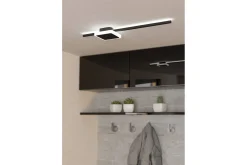 Vägg-/Taklampa Eglo Sarginto Kvadrat Svart Vit