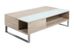 Vilhelmina Soffbord 110 cm med Förvaring Hylla