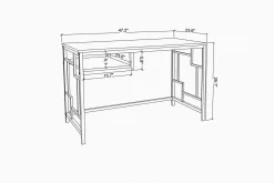 Vinresk Skrivbord 60x74,8x120 cm