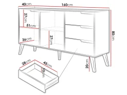 Virello Skänk 160 cm