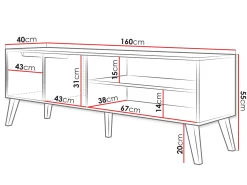 Virello Tv-bänk 160 cm