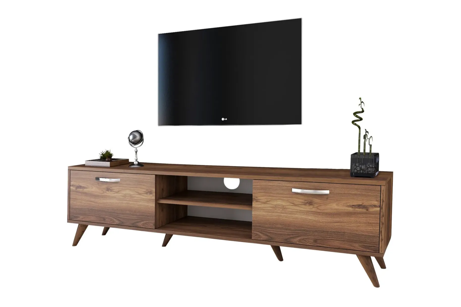Virkesbo Tv bänk med Förvaring 180 cm