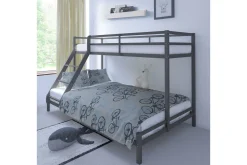 Våningssäng Alpi 280x142x143 cm, Grå