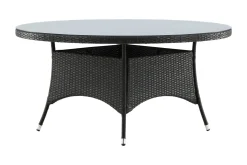 Volta Matbord Utomhus Rund Ø150 cm Svart