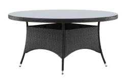 Volta Matbord Utomhus Rund Ø150 cm Svart
