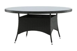 Volta Matbord Utomhus Rund Ø150 cm Svart