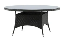 Volta Matbord Utomhus Rund Ø150 cm Svart