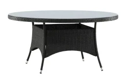 Volta Matbord Utomhus Rund Ø150 cm Svart