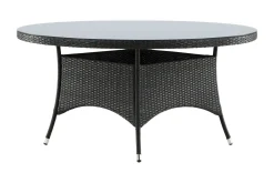 Volta Matbord Utomhus Rund Ø150 cm Svart