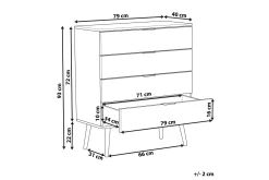 Walpi Byrå 79 cm