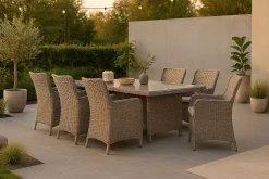 Wembley Matgrupp Utomhus 200cm + 6 Matstolar Utomhus