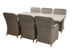 Wembley Matgrupp Utomhus 200cm + 6 Matstolar Utomhus