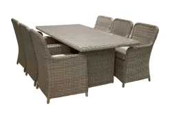 Wembley Matgrupp Utomhus 200cm + 6 Matstolar Utomhus